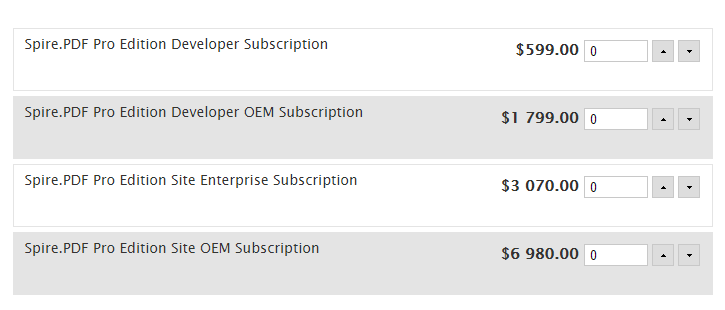 Spre.PDF Price